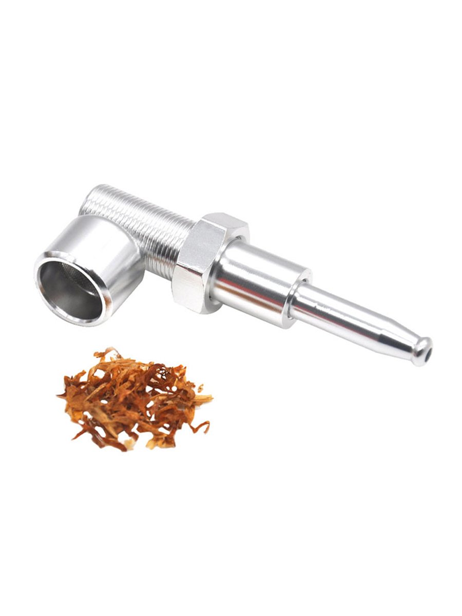 Nut 'N' Bolt Smoking Pipe, Color: Blue, 4 image Nut 'N' Bolt Smoking Pipe, Color: Blue, 4 image