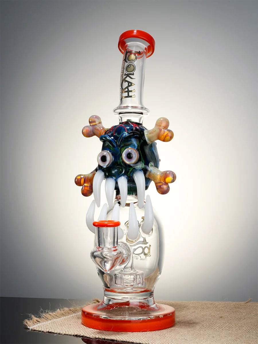 12.5&quot; Cool Skull Tusk Bong2