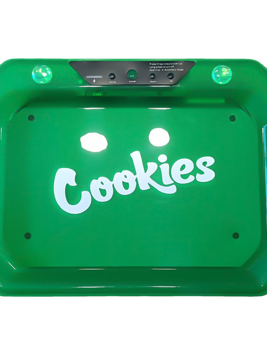 Octagonal LED Marquee Light-Up Rolling Tray