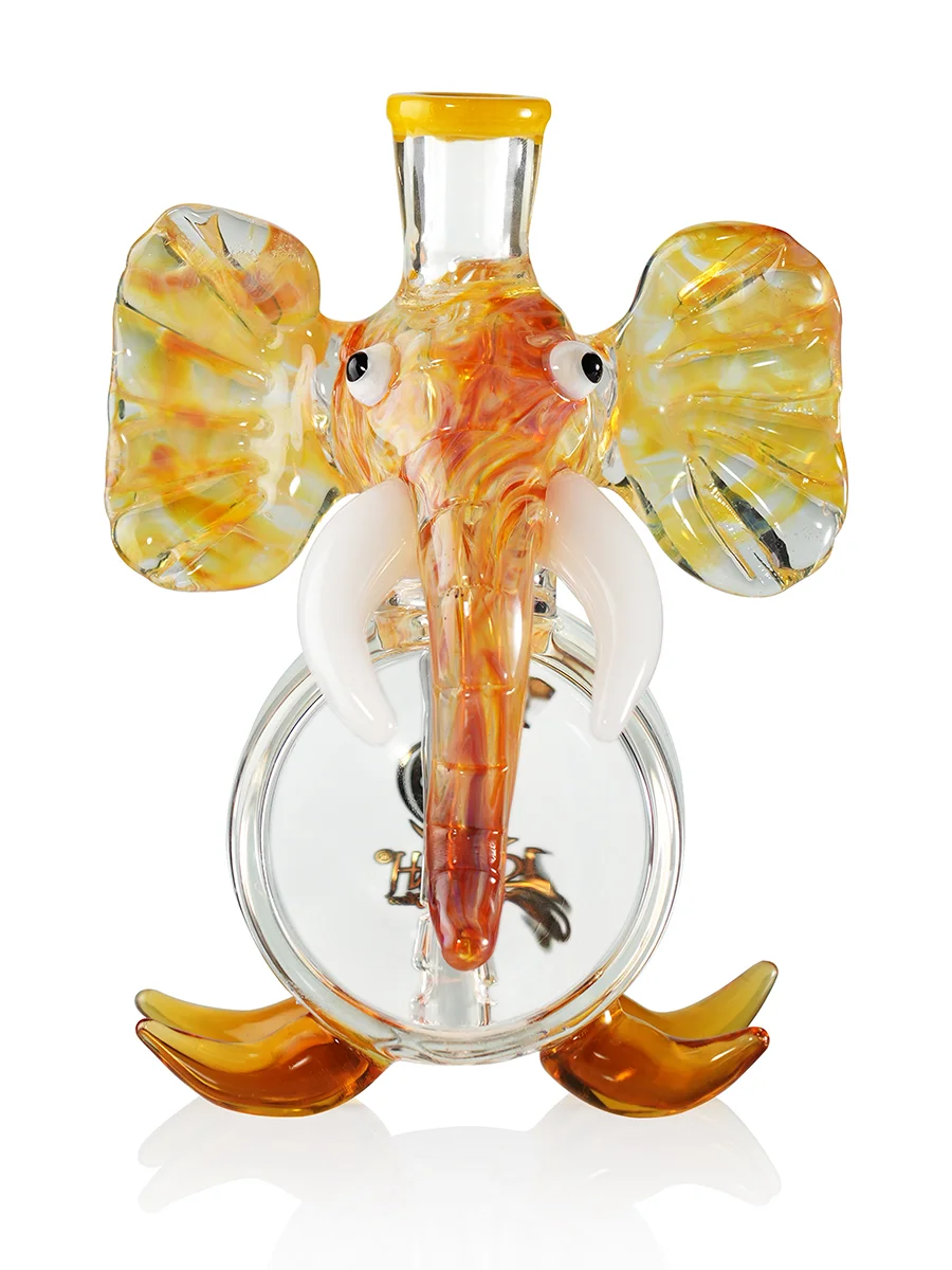 Elephant-Themed Ash Catche — Yellow Elephant-Themed Ash Catche — Yellow