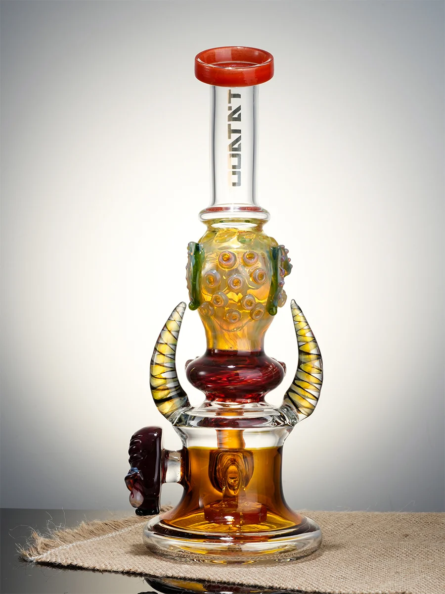 Lookah Rig 10.5&quot; Cool  Mini Cool Sacrifice Skull Dab Rig4