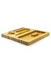 Main Natural Wood Double-Layer Bamboo Rolling Tray Main Natural Wood Double-Layer Bamboo Rolling Tray