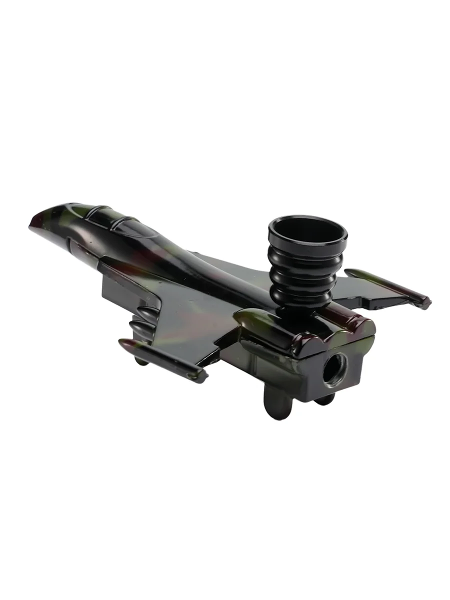 Camouflage Yellow Creative Airplane Zinc Alloy Pipe