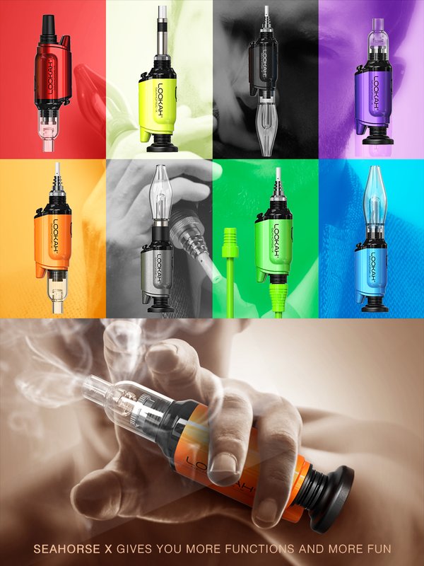 LOOKAH Seahorse X Wax Pen Showcase