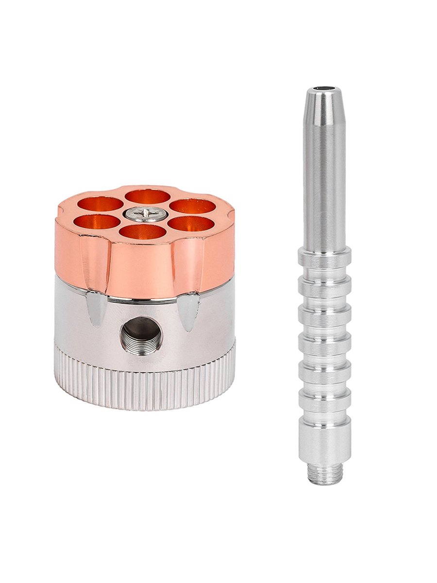 Zinc Alloy Dual-Use Pipe Herb Grinder Zinc Alloy Dual-Use Pipe Herb Grinder