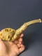 Rosewood Tiger Claw Pipe, Type: Golden Nanmu