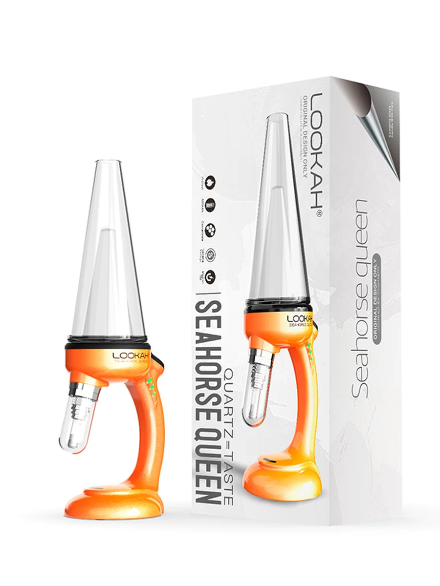 LOOKAH Seahorse Queen Electric Nectar Collector, Color: Neon Green, 5 image