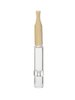 2Pcs Wood and Glass One Hitter Smoking Pipe 2Pcs Wood and Glass One Hitter Smoking Pipe
