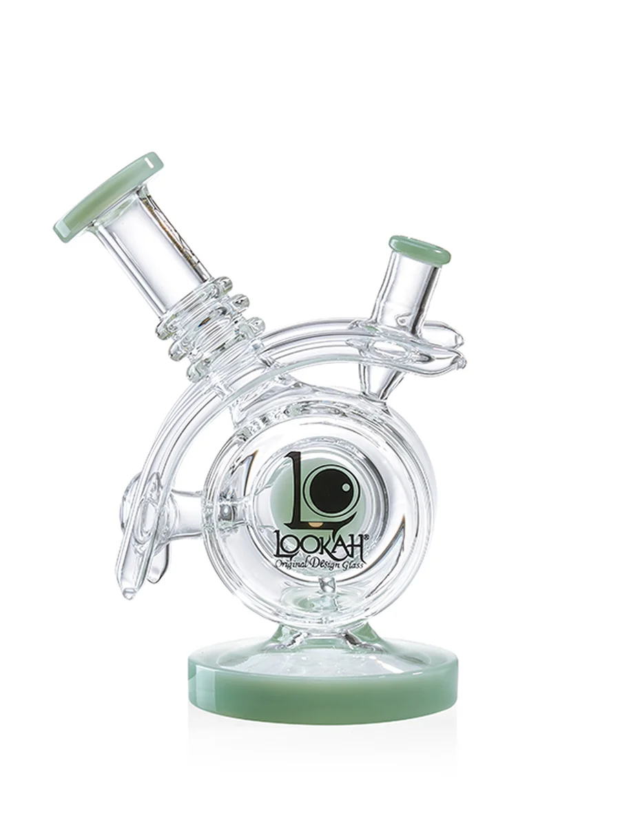 Cute Mini Recycler Dab Rig - Milk Green