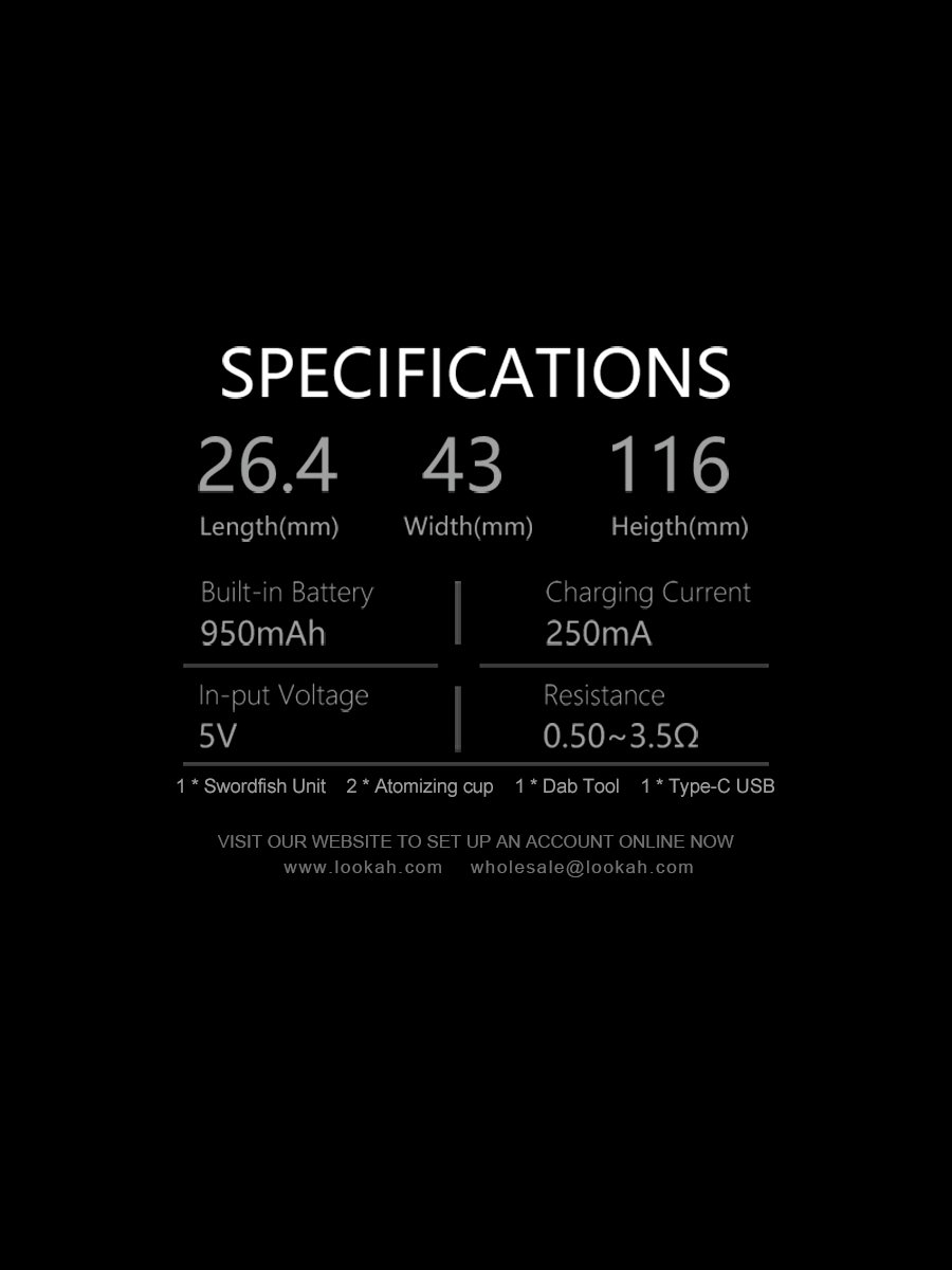 Lookah Swordfish Cool Affordable Dab Pen, 10 image