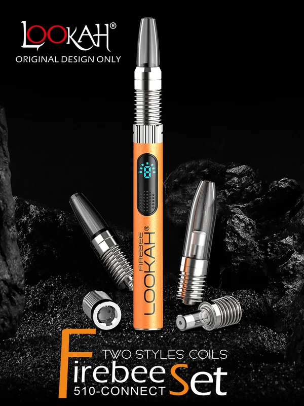 LOOKAH Firebee Pen Battery Kit, Color: Orange LOOKAH Firebee Pen Battery Kit, Color: Orange