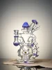 8.7" Novelty Rare Hourglass Spine Bong, Colors: Purple, 6 image