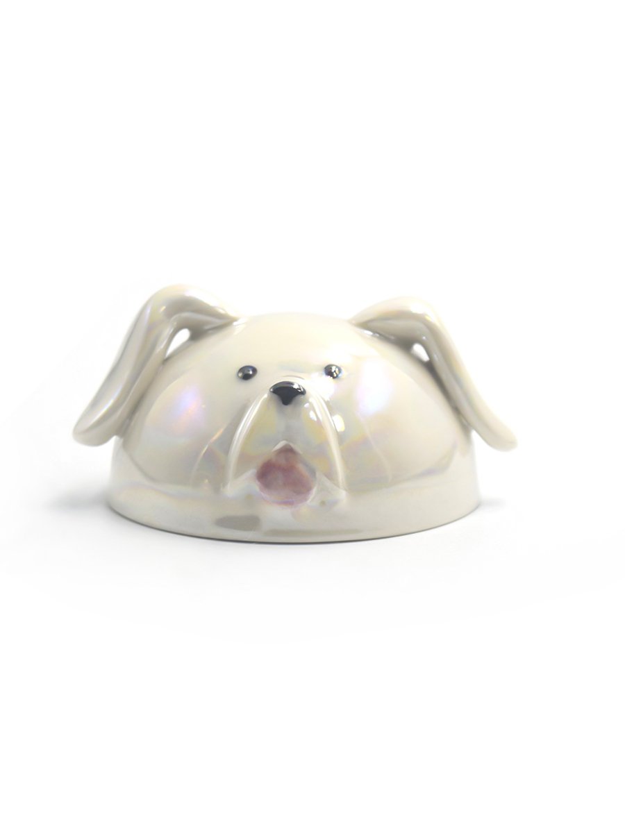 Ceramic Puppy Herb Grinder
