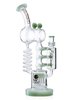 14" Cool Recycler Bong | Helix Water Pipe | Dual Chamber Precolator | Green 14" Cool Recycler Bong | Helix Water Pipe | Dual Chamber Precolator | Green