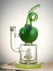 Lookah Rig  9" Cute Apple Showerhead Perc Dab Rig, Colors: Yellow, 6 image Lookah Rig  9" Cute Apple Showerhead Perc Dab Rig, Colors: Yellow, 6 image