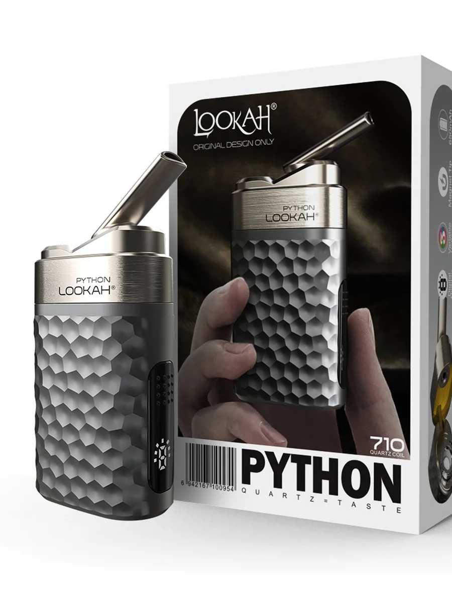 LOOKAH Python Mini Portable Discreet Wax Vape pen, Color: Blue, 3 image
