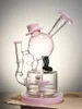 Lookah Bong 9'' Dancing Hat Sprocket Perc Water Pipe, Colors: Pink, 5 image Lookah Bong 9'' Dancing Hat Sprocket Perc Water Pipe, Colors: Pink, 5 image