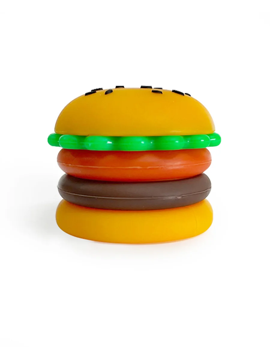 5ml Hamburger Silicone Wax Container 5ml Hamburger Silicone Wax Container