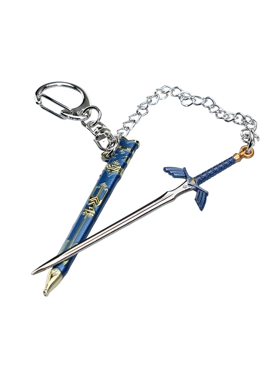Zelda Link Master Sword Zinc Alloy Dab Tool Keychain, 3 image