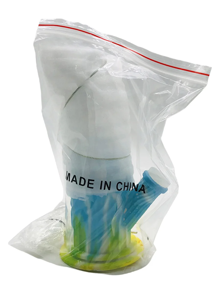 Wave-shaped Conical Silicone Bong