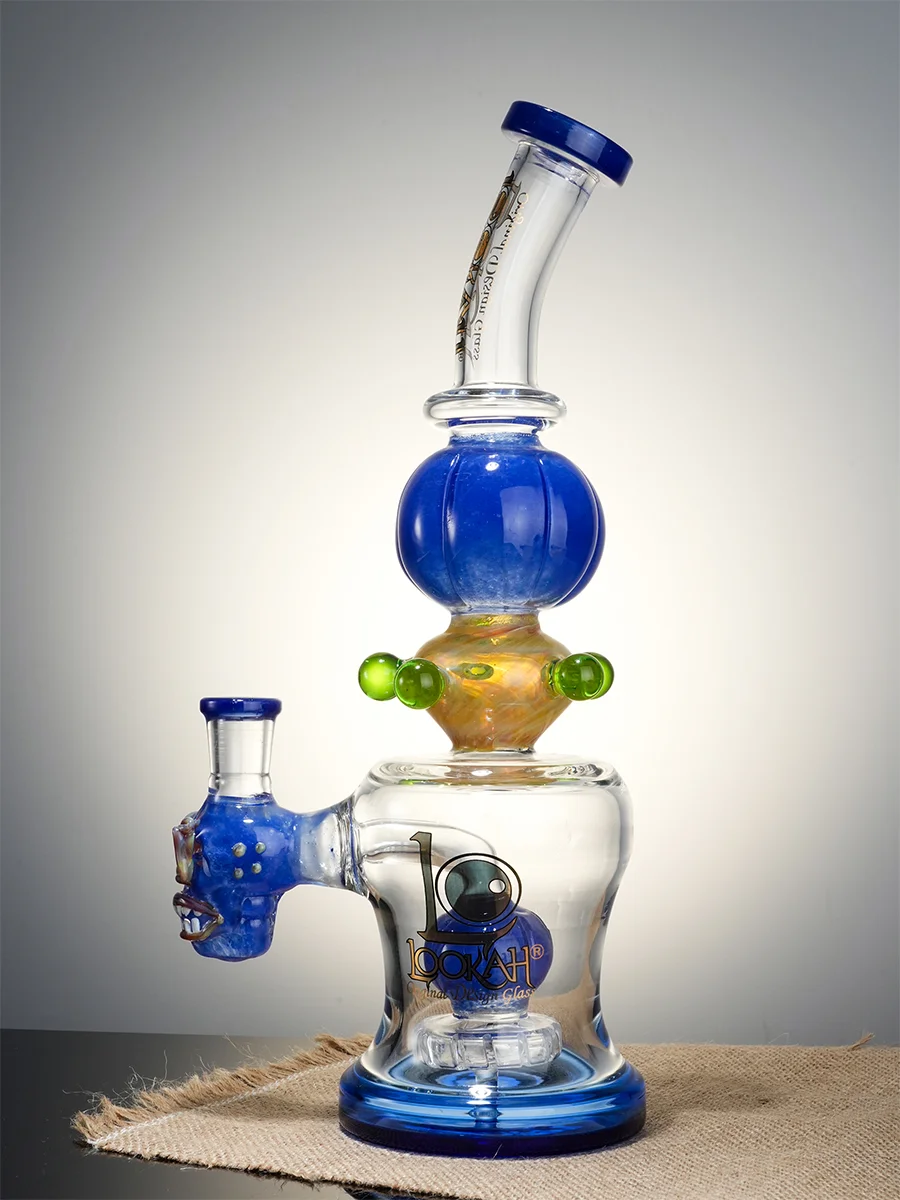 Lookah Bong Lanterns Glass Water Pipe, Color: Yellow, 2 image Lookah Bong Lanterns Glass Water Pipe, Color: Yellow, 2 image