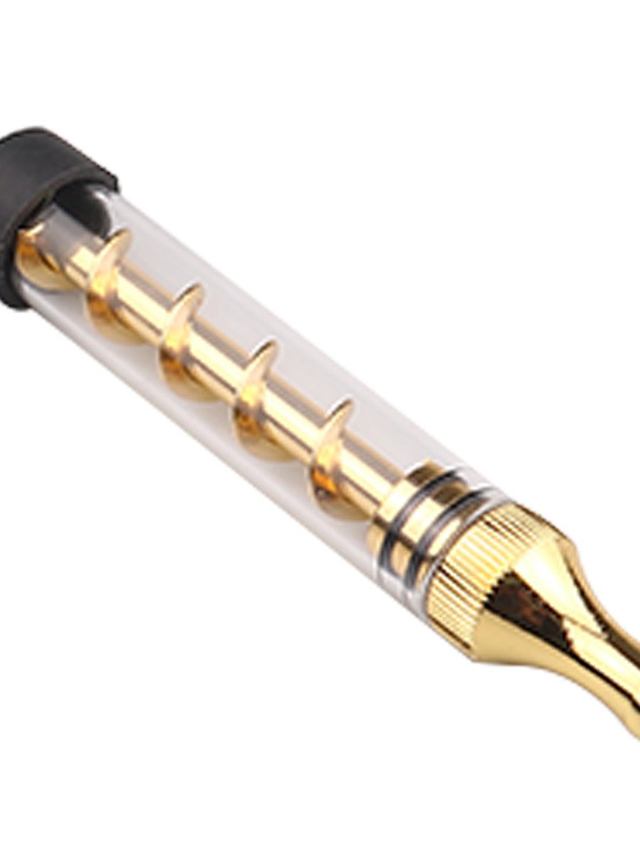 Gold Creative Spiral Glass Blunt Gold Creative Spiral Glass Blunt