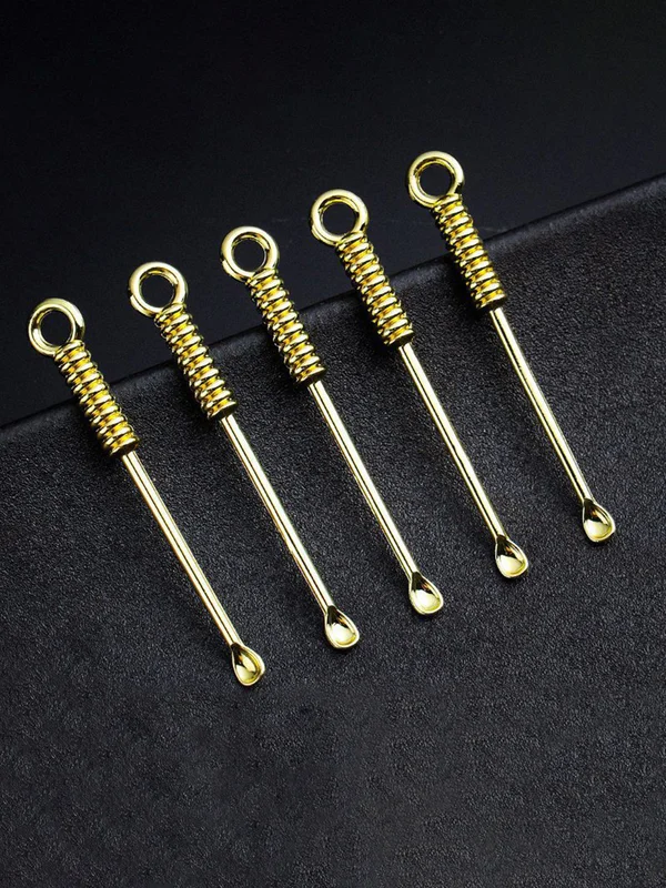 5PCS Small Dab Tool Metal  Gold 5PCS Small Dab Tool Metal  Gold