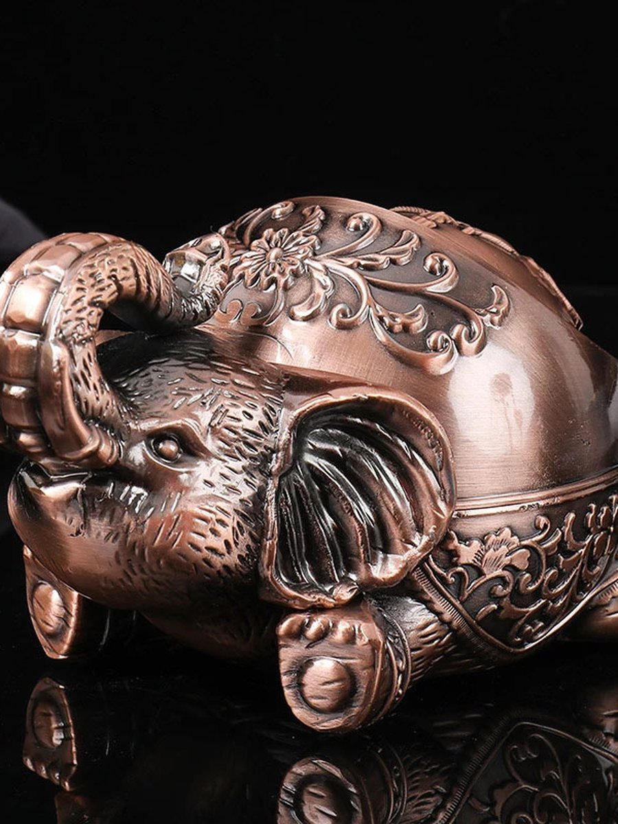 Windproof Elephant Ashtray, Attribute: B, 4 image