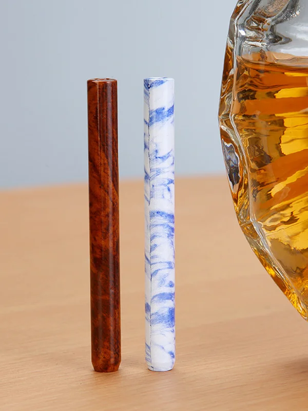 Colorful Decorative Design Floral Chillum Pipe Colorful Decorative Design Floral Chillum Pipe