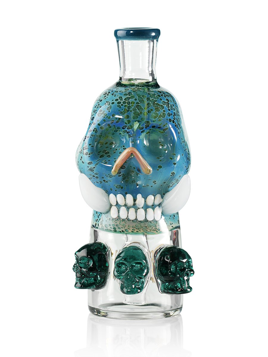Fanged Skull Ash Catcher dark blue Fanged Skull Ash Catcher dark blue