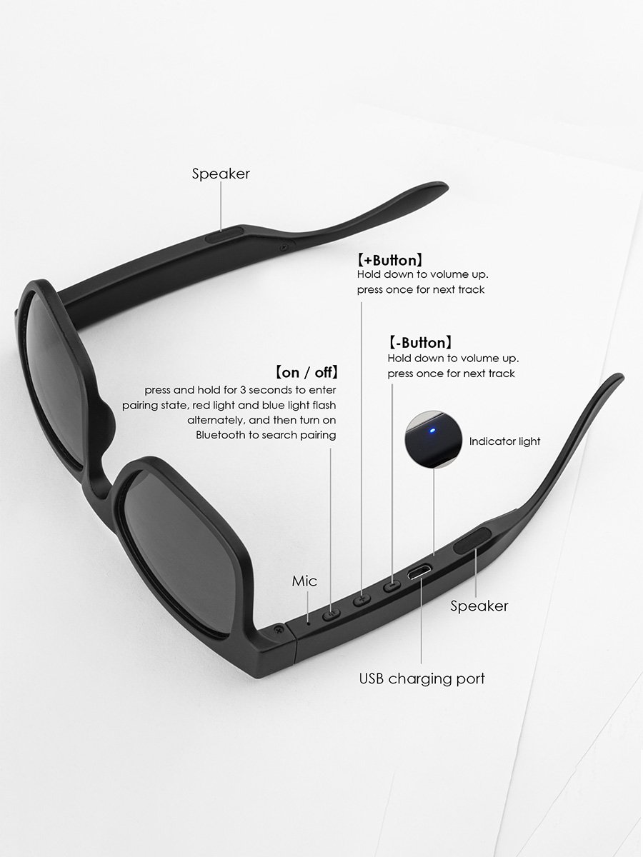 AI Smart Glasses for Men & Women, Color: Blue, 2 image AI Smart Glasses for Men & Women, Color: Blue, 2 image