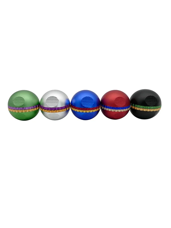 Metal Spherical Color Aluminum 4 Layer Herb Grinder