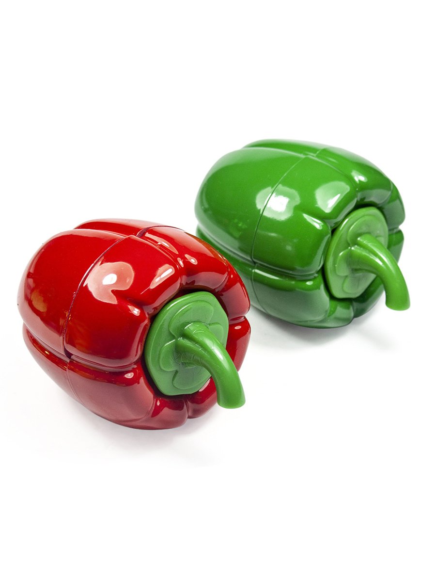 4-Layer 70mm Cute Chili Pepper Herb Grinder 2