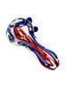 Colorful Bright Striped Glass Pipe, 6 image