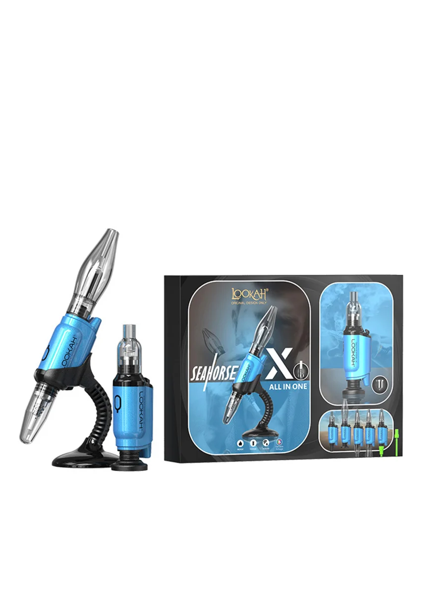 LOOKAH Seahorse X Wax Pen Blue LOOKAH Seahorse X Wax Pen Blue