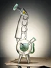 Clear Green2 Cool Recycler Giraffe Water Pipe