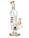 unique elegant saxophone donut efficient recycler bong gold
