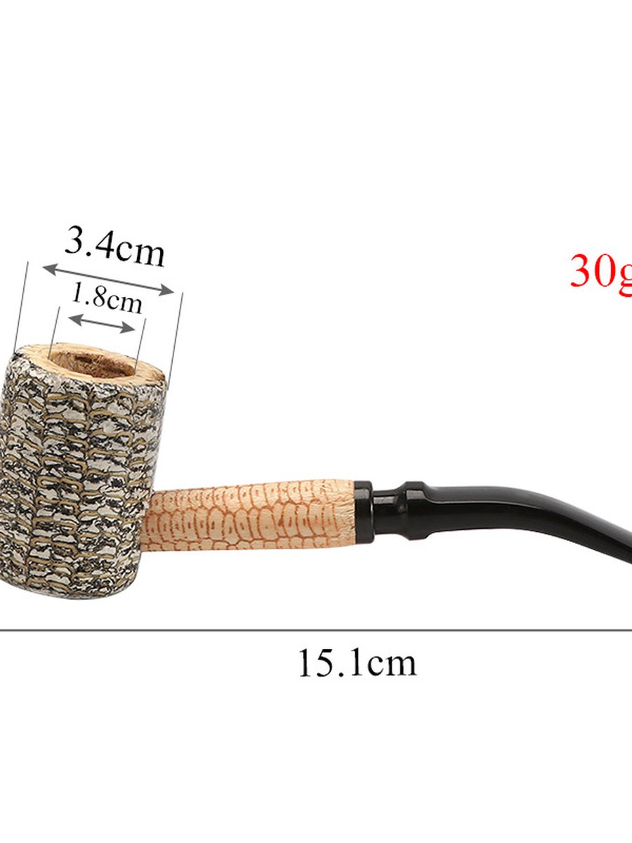 Corn Cob Tobacco Filter Pipe 1
