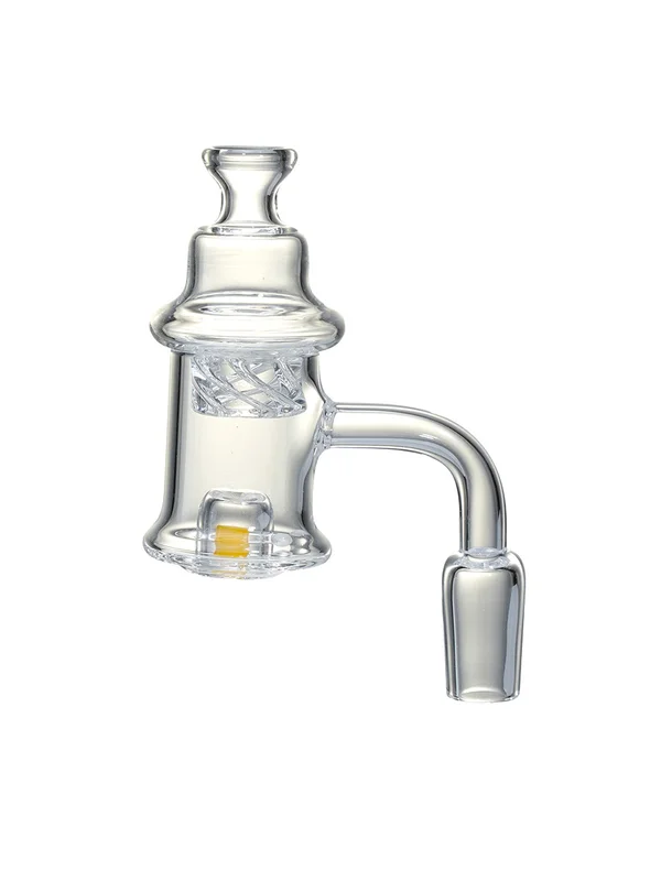 Thermochromic 14MM Quartz Banger with Carb Cap & 2 Terp Pearls