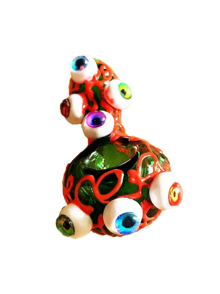 4" Eyeballs Glass Pipe 4" Eyeballs Glass Pipe