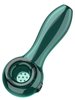 Glass Pipe Spoon Green