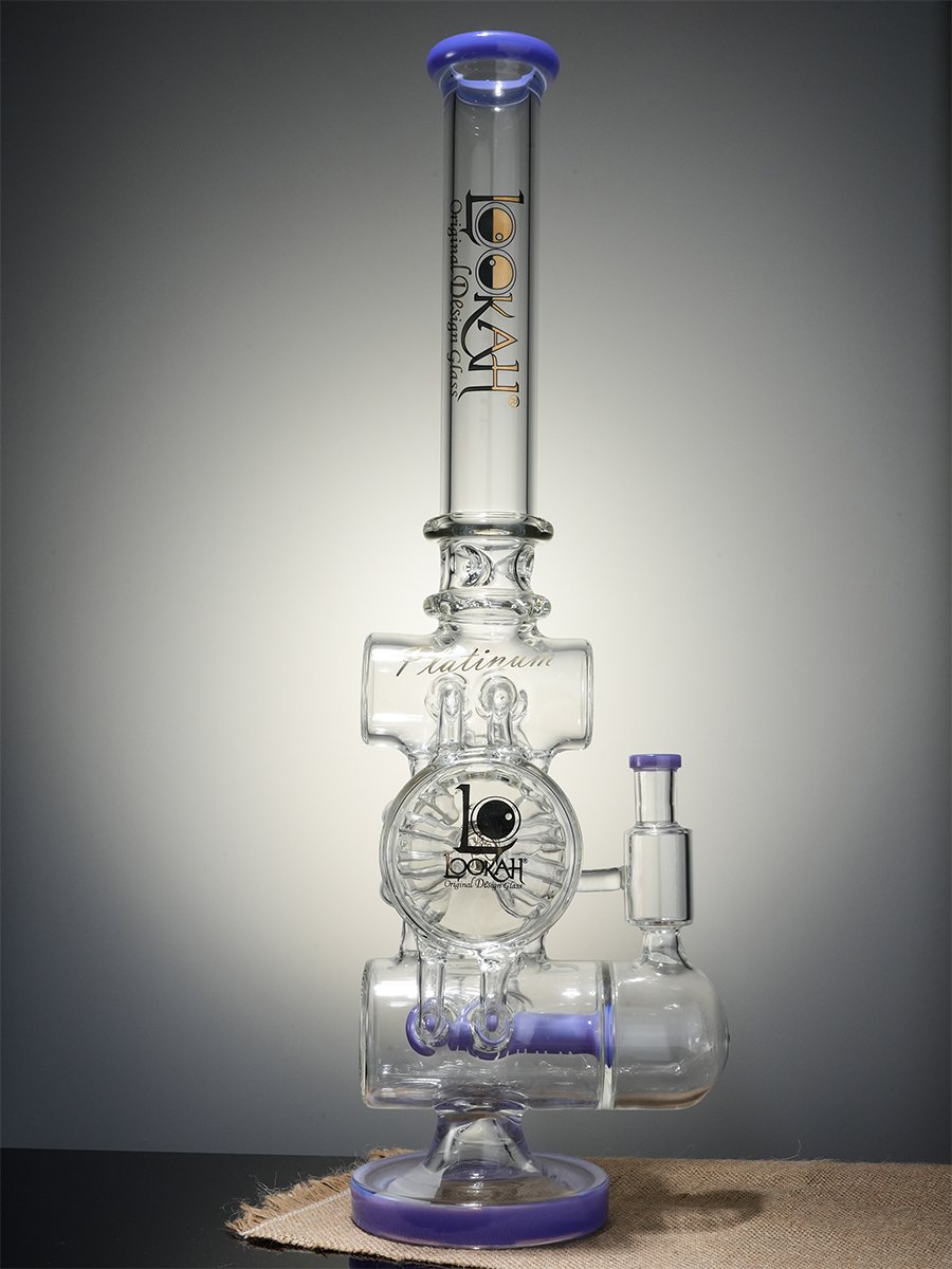 21" Glass Recycler Ice Bong
