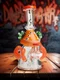 Lookah Rig 8" Mini Cute Six Eyes Clown Octopus Dab Rig, Colors: Orange