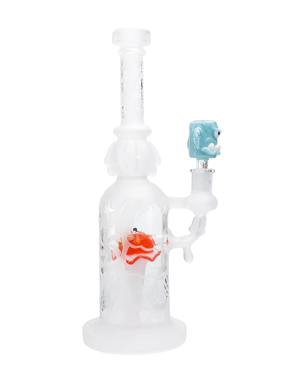 Light Blue 14MM Giant Tooth Monster Glass Bowl