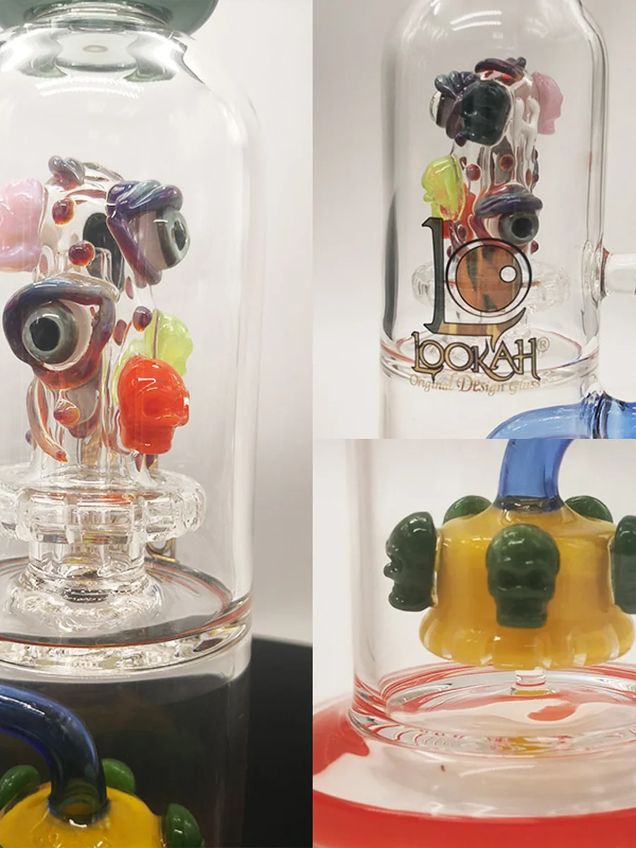 Lookah Bong 13&quot; Funny Dual Precolator Water Pipe