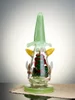 LOOKAH Rig 9" Mini Wizard Glass Dab Rig, Colors: Green, 5 image LOOKAH Rig 9" Mini Wizard Glass Dab Rig, Colors: Green, 5 image