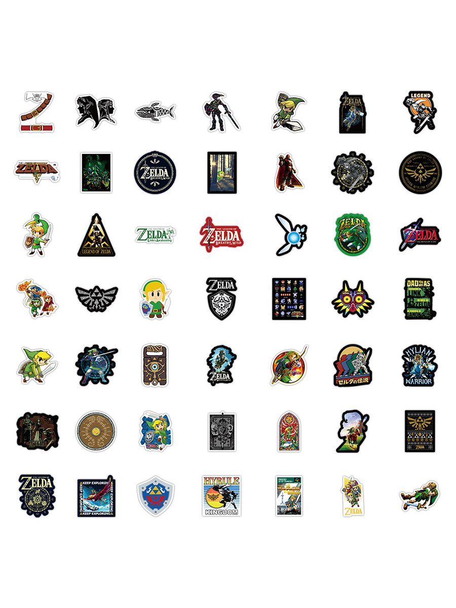 102PCS The Legend of Zelda Game Stickers 2 102PCS The Legend of Zelda Game Stickers 2