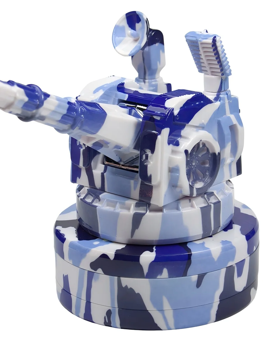 Anti-aircraft Gun Herb Grinder: 100mm Large 4-Piece Heavy Duty Weed Grinde, 3 image Anti-aircraft Gun Herb Grinder: 100mm Large 4-Piece Heavy Duty Weed Grinde, 3 image