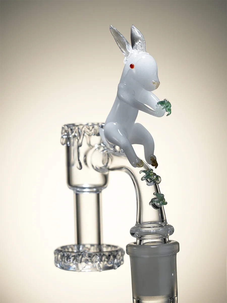 14MM Little White Rabbit Quartz Nail, 3 image