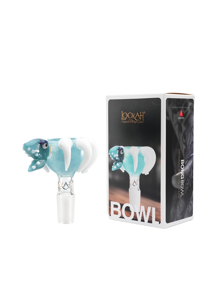 Light Blue 14MM Mutant Bird Glass Bowl Package